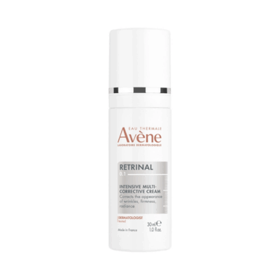 Avene Retrinal 0.1 intensive multi-corrective cream bottle – anti-aging cream for wrinkles, firmness, radiance