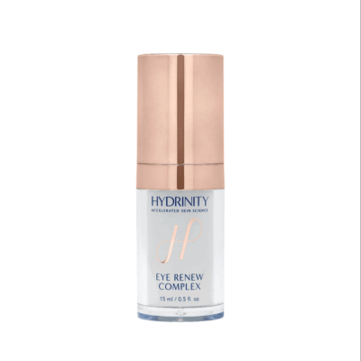Hydrinity Eye Renew Complex 15 ml bottle with rose gold cap