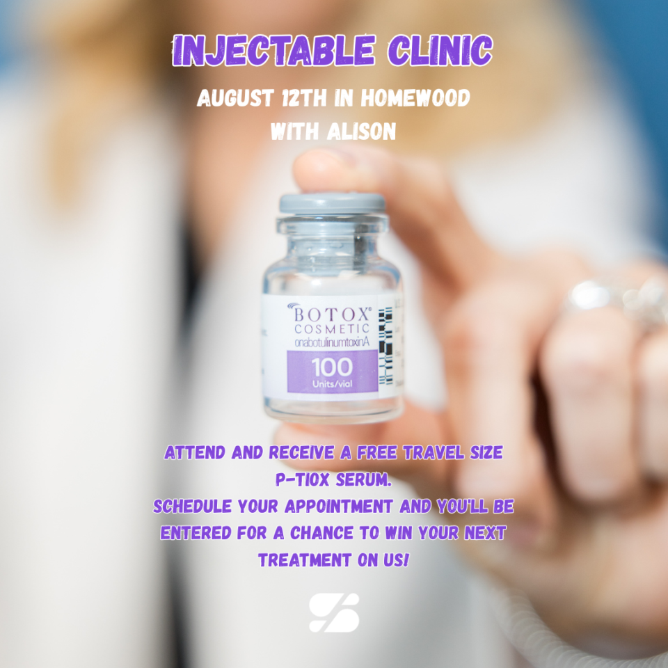 A person holding a Botox Cosmetic 100-unit vial for injectables at a clinic