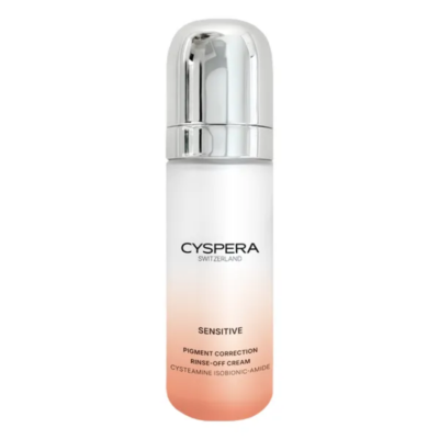 Cyspera Sensitive pigment correction rinse-off cream bottle, brightening treatment for sensitive skin