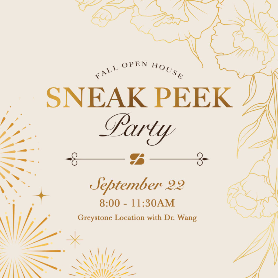 Sneak Peek Party Sept 22, 8–11:30AM at Greystone with Dr. Wang — dermatology & injectables, Birmingham AL