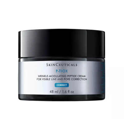 SkinCeuticals P-Tiox peptide wrinkle-modulating cream jar, 48 ml, for visible line and pore correction, Birmingham AL